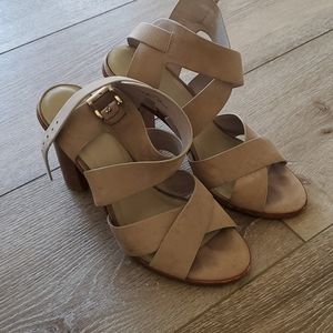 Joie Avery Crisscross Nubuck City Sandal Dove 38